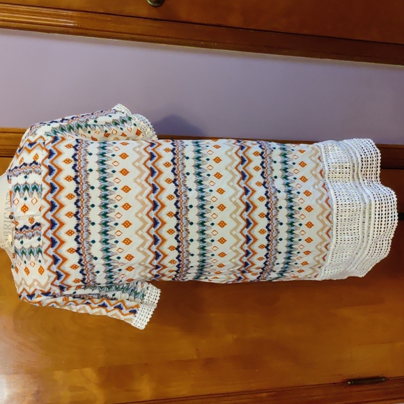 Kori Patterned Tunic Dress Large - Picture 2 of 4